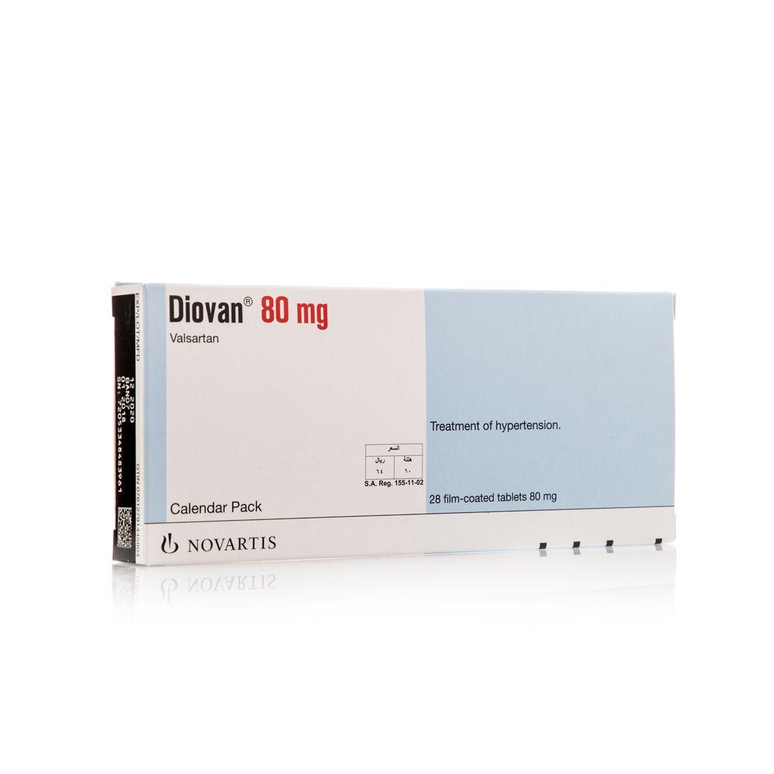 Diovan 80 Mg Tablet 28Pcs