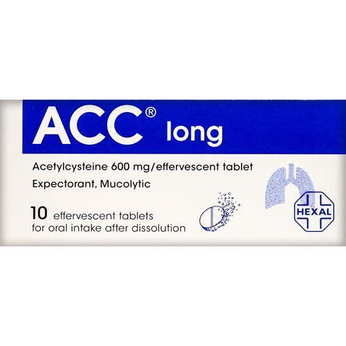 Acc Long 600 Mg Effervescent Tablet 10Pcs