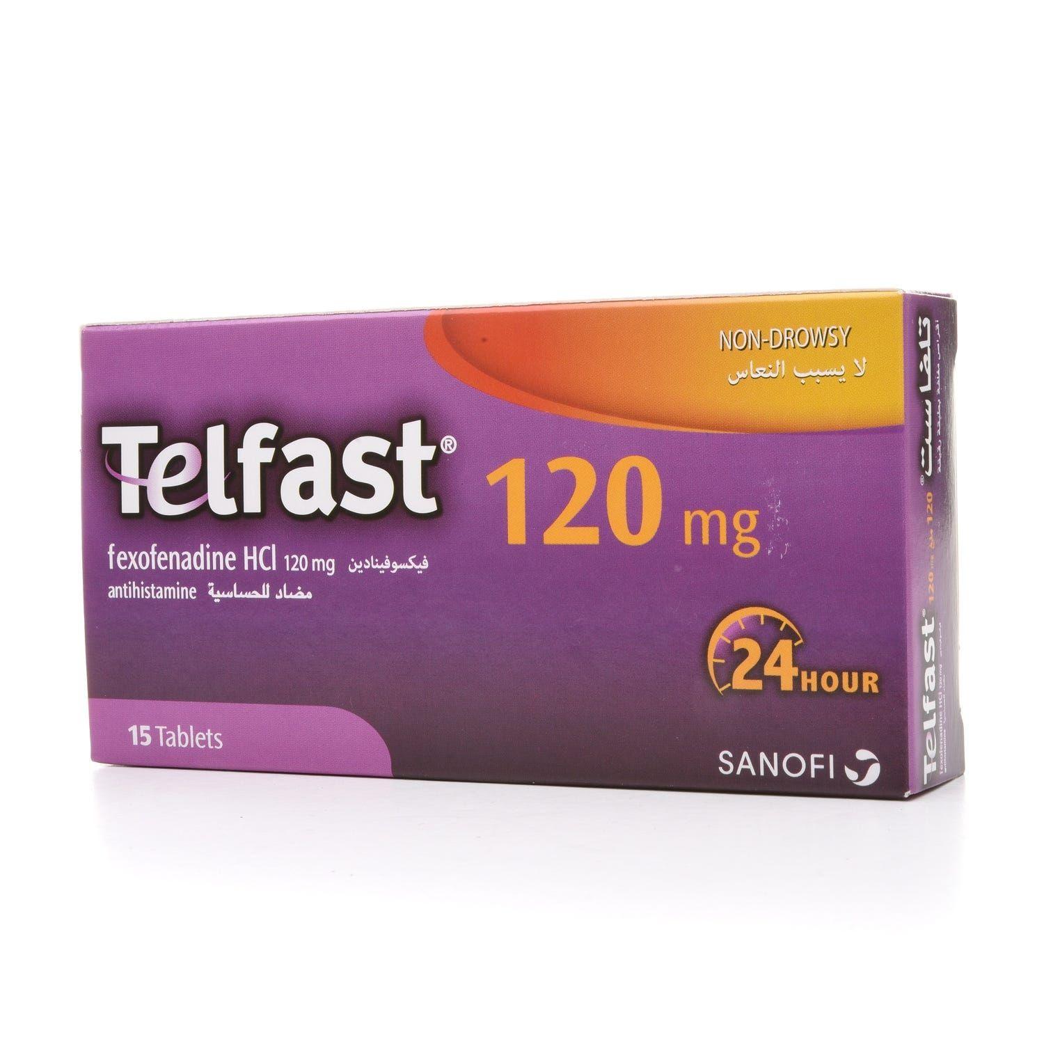 Telfast 120 Mg Tablet 15Pcs