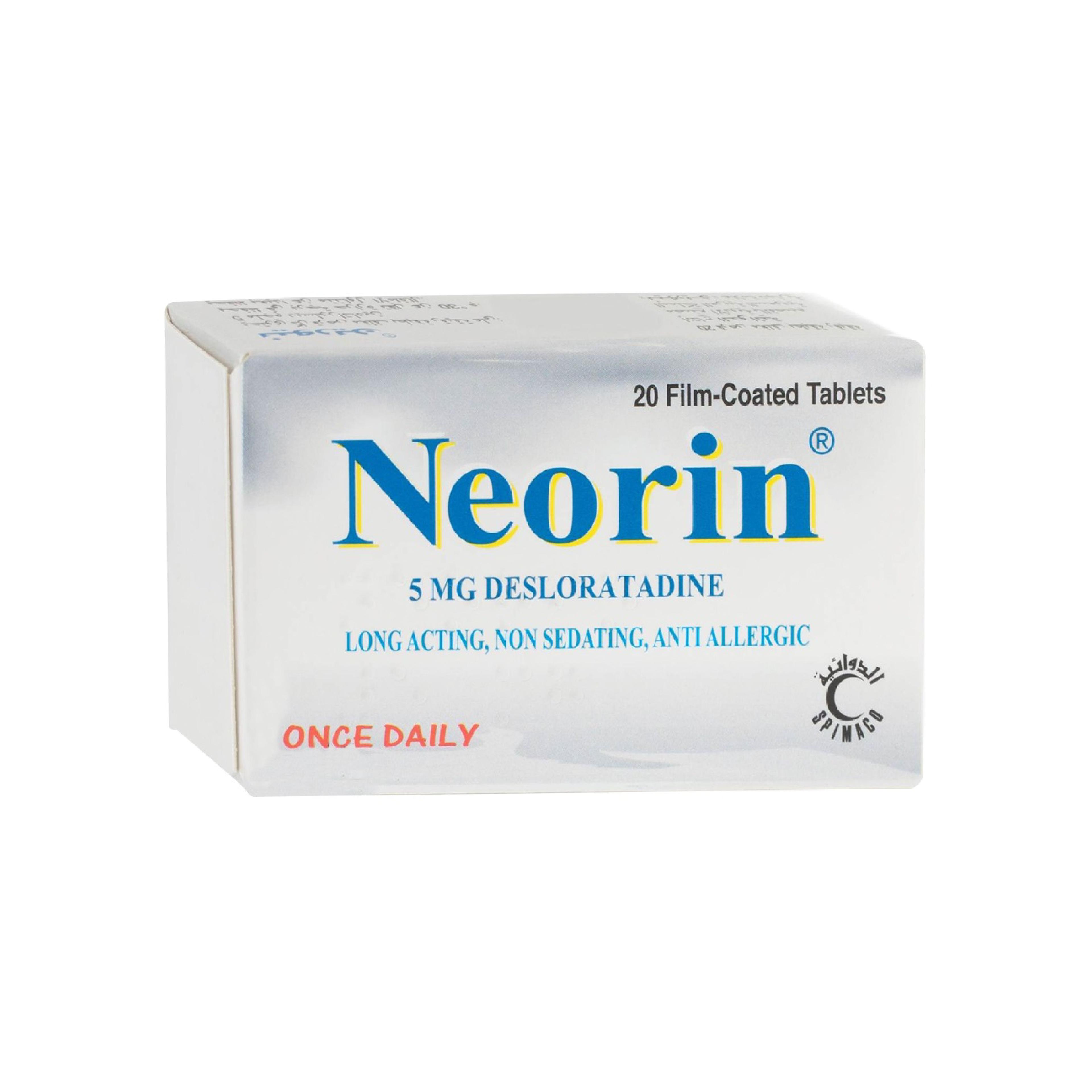Neorin 5 Mg Tablet 20Pcs