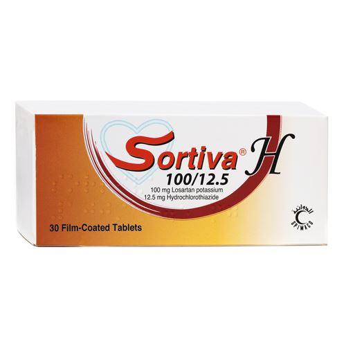 سورتيفا -اتش 100/12.5 مجم 30 قرص