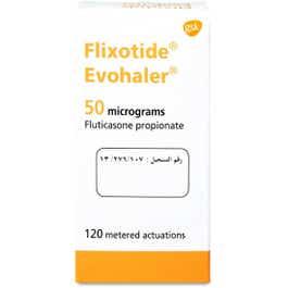 Flixotide 50 Mcg Evohaler 120 Doses