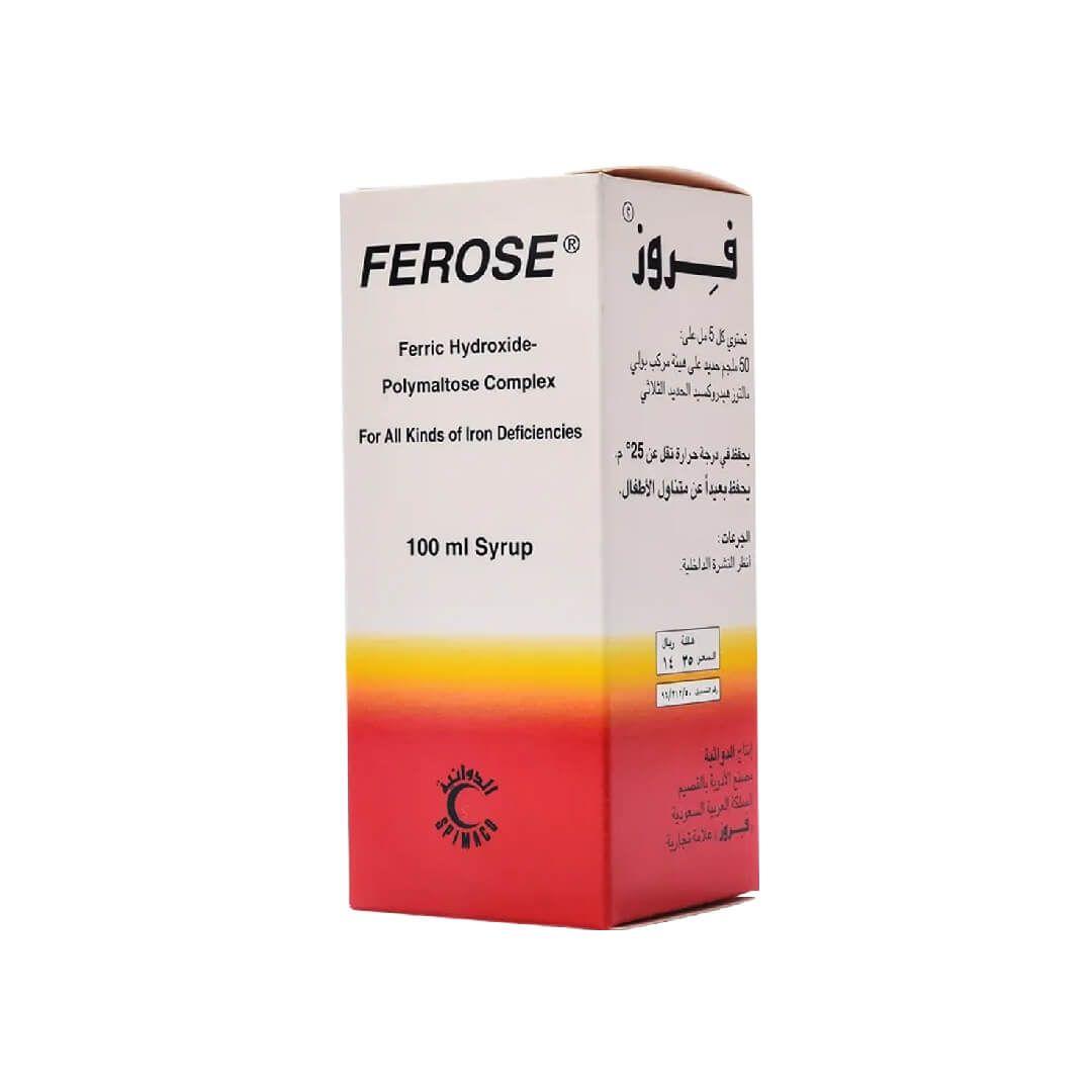 Ferose 50 Mg Syrup 100 Ml