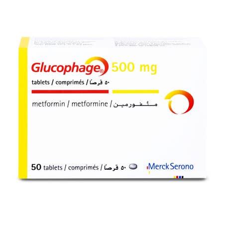 Glucophage 500 Mg Tablet 50Pcs