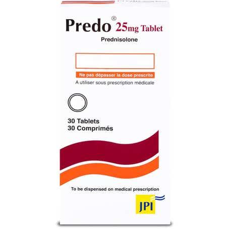 Predo 25 Mg 30 Tablets